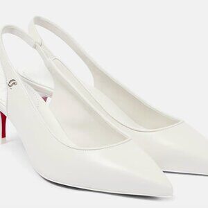 Christian Louboutin Sporty Kate Sling 55 leather slingback pumps